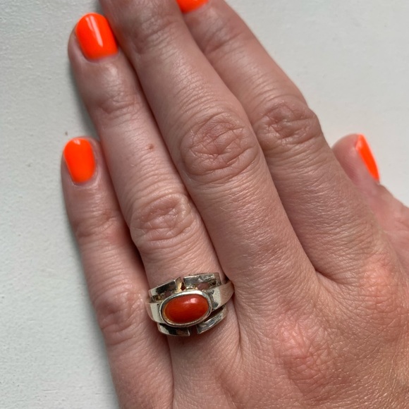 Vintage Italian silver ring - Picture 2 of 2